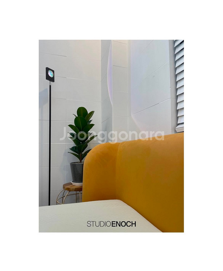 스튜디오에녹 맞춤제작 구름 침대 프레임 머스타드 SS--1