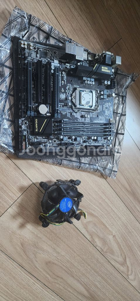 인텔 i5 6600랑 메인보드 B150m 같이 팜니다--3