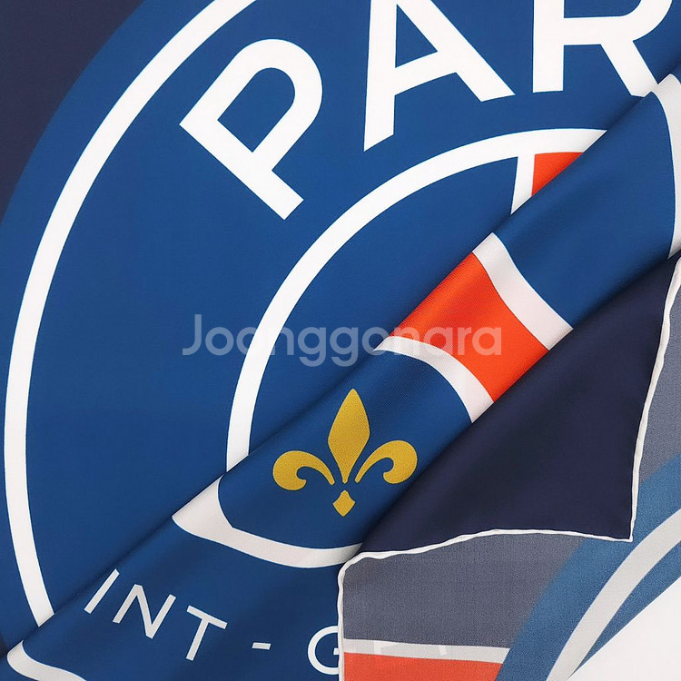 파리생제르망 로고 굿즈 머플러 PSG 이강인 실크스카프--2