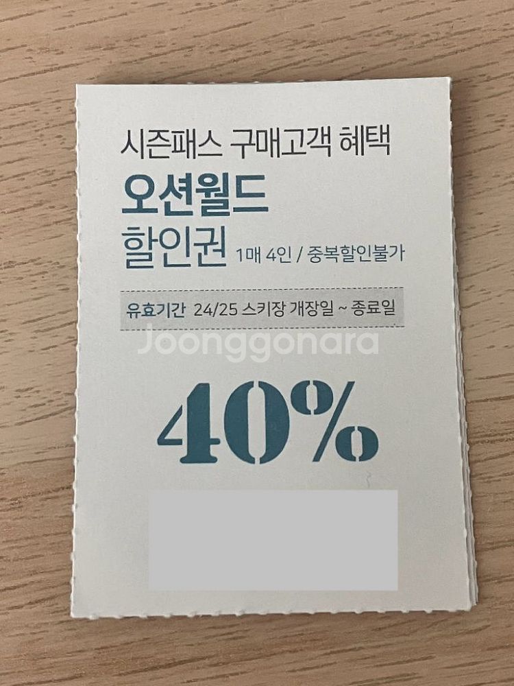 비발디파크, 오션월드, 스노위랜드 할인권--3