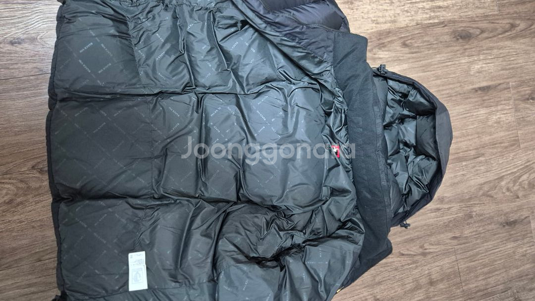 블랙야크 구스패딩 100 새것 최상급--4