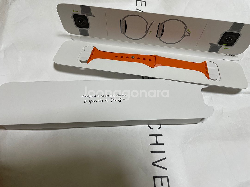 (새상품)에르메스 40mm 오랑쥬 스포츠밴드--0