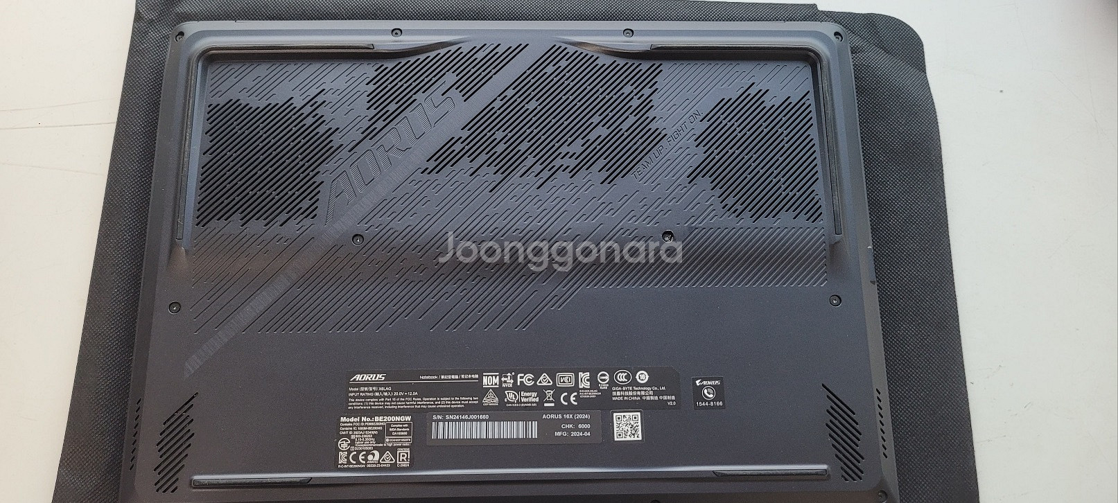 노트북 2024 어로스 x16 rtx4060--1