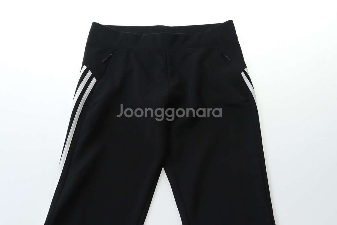 (M) 아디다스 트레이닝복 바지 블랙 삼색선 올드스쿨--1