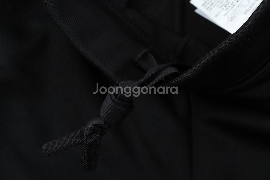 (M) 아디다스 트레이닝복 바지 블랙 삼색선 올드스쿨--3