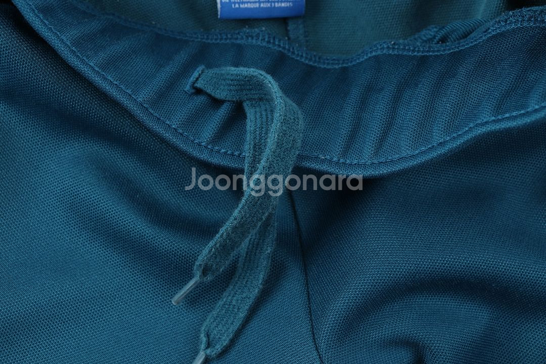 W(S) 아디다스 트레이닝복 바지 블루 삼색선 한정판--4