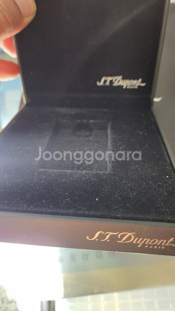 듀퐁 라이터 정품 케이스/워런티카드--2