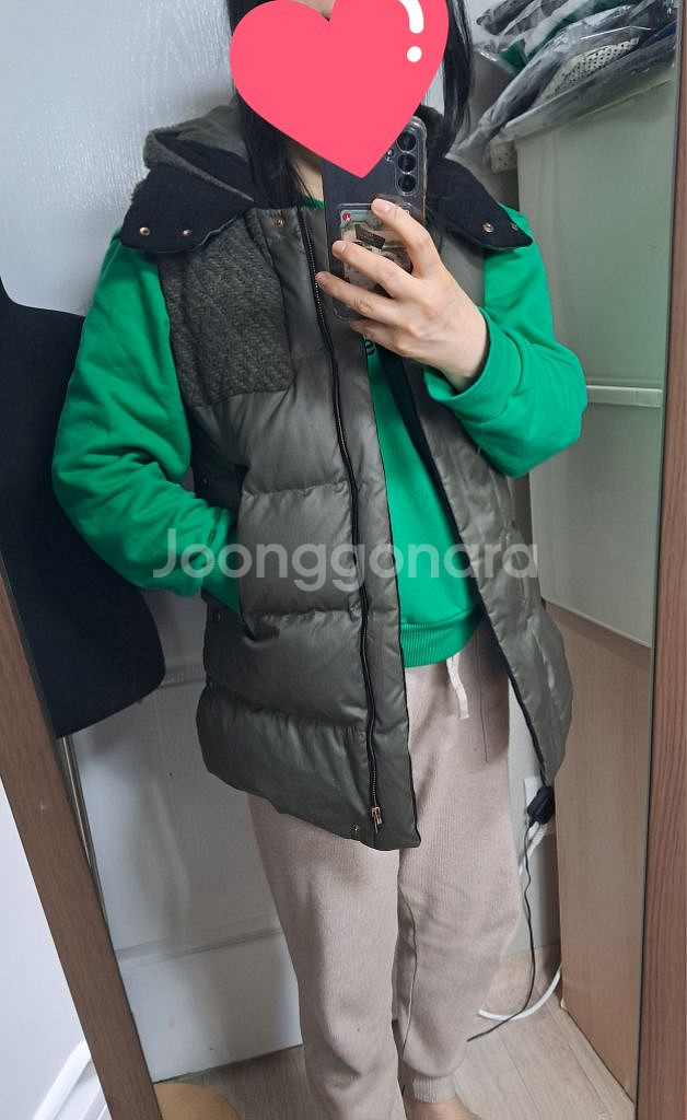 SJSJ 패딩베스트 구스 패딩조끼 55--8