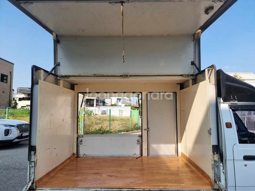 라보 윙바디 삼면개폐탑차 푸드트럭--7