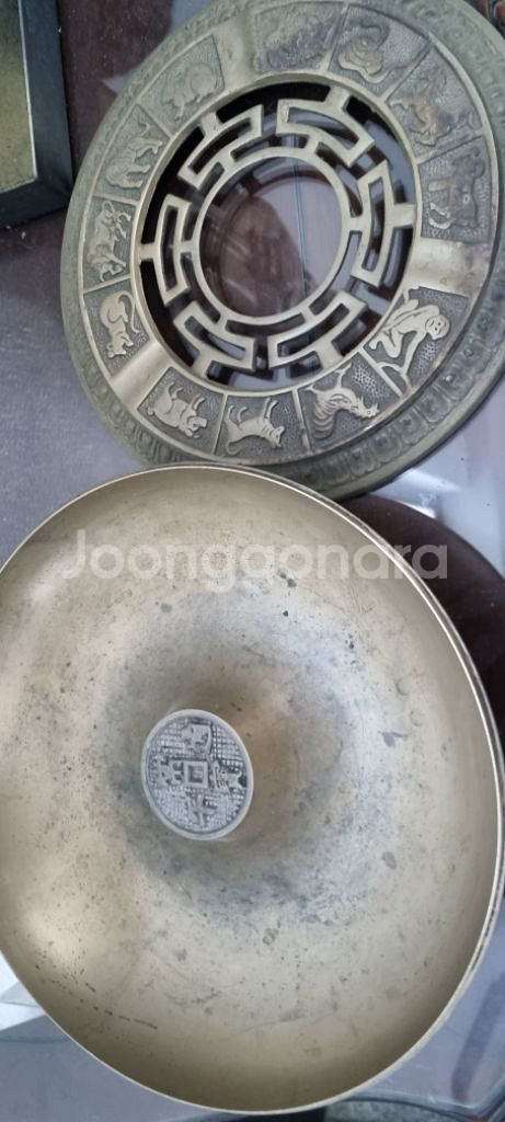 옛날 신주 재떨이 놋 재떨이 십이지신--2