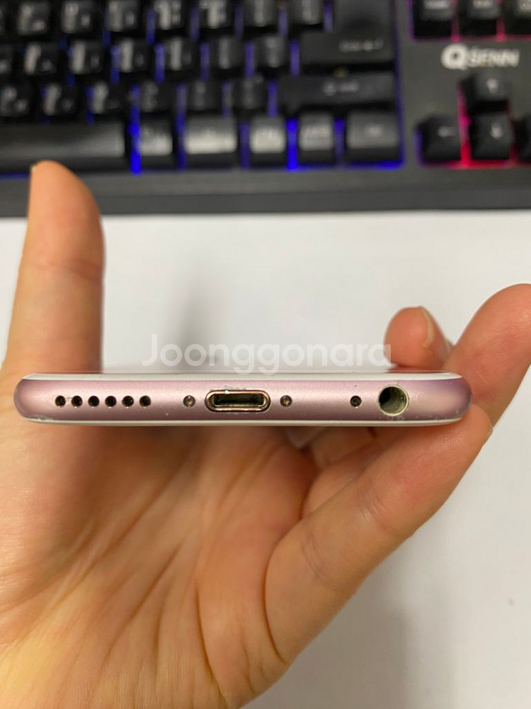 아이폰6S 로즈골드 액정SS급 16GB 배터리성능100--6