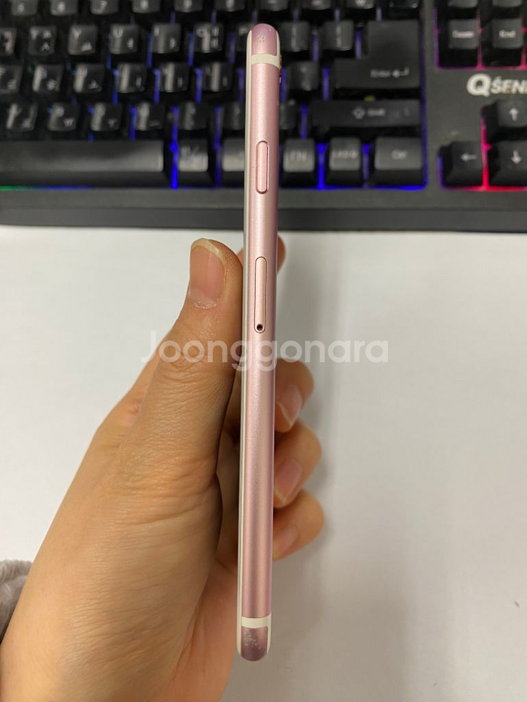 아이폰6S 로즈골드 액정SS급 16GB 배터리성능100--5