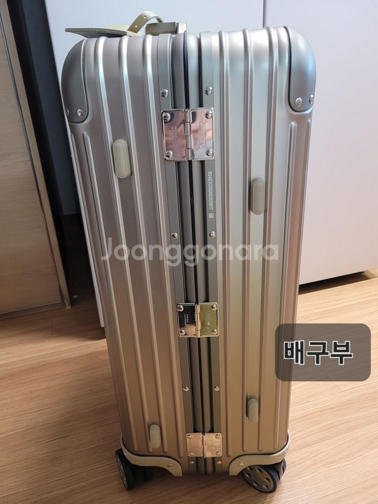 리모와 리모아 토파즈 티타늄 캐빈 캐리어 전자태그 풀셋--2