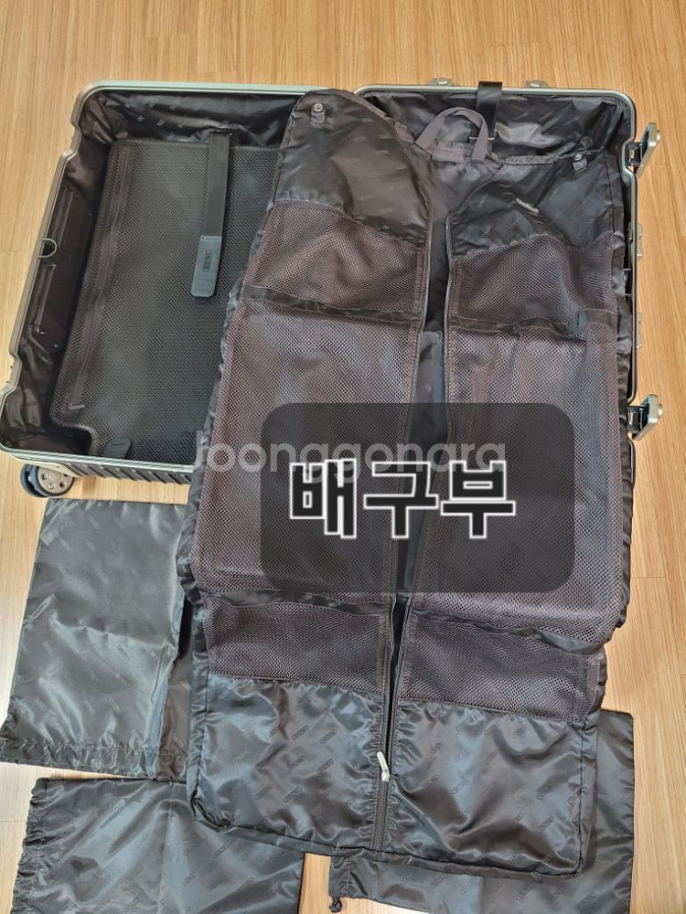 리모와 리모아 토파즈 티타늄 캐빈 캐리어 전자태그 풀셋--8