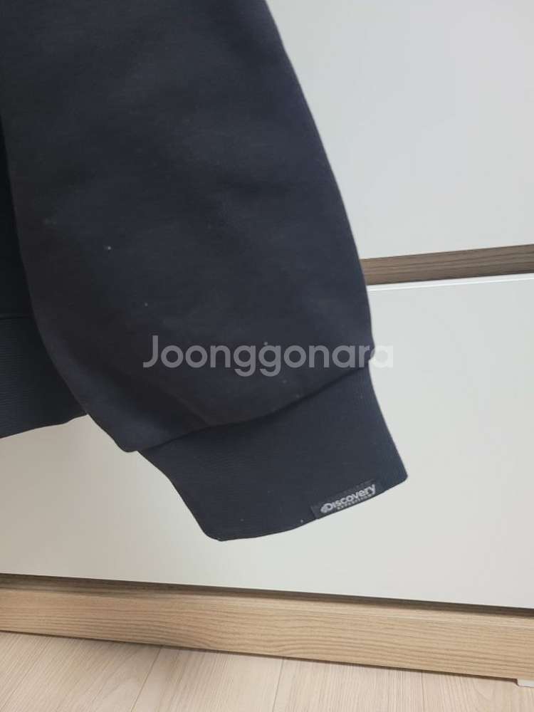 새상품)디스커버리 공용 자수로고 오버핏 맨투맨 100--4