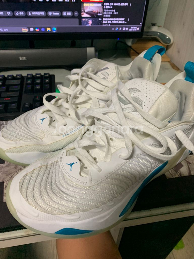조던 루카1 농구화 3회착 깨끗함 280--2
