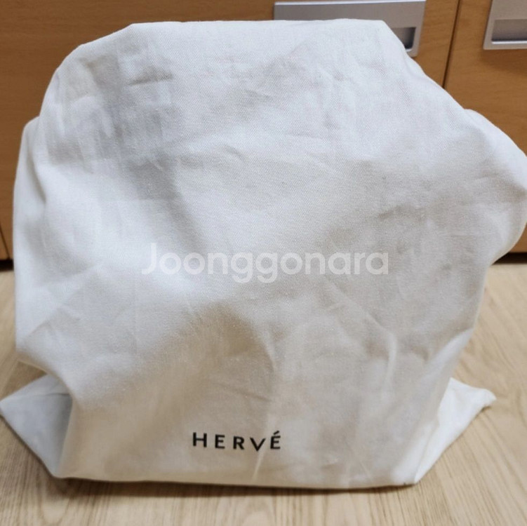 에르베 버킷백 아이보리 새상품 풀구성--5