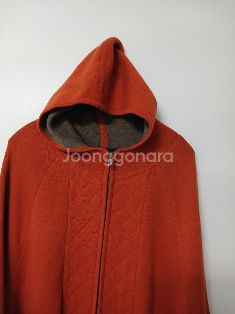 여성 PAT 울 후드 가디건 (오버핏90-100)--1