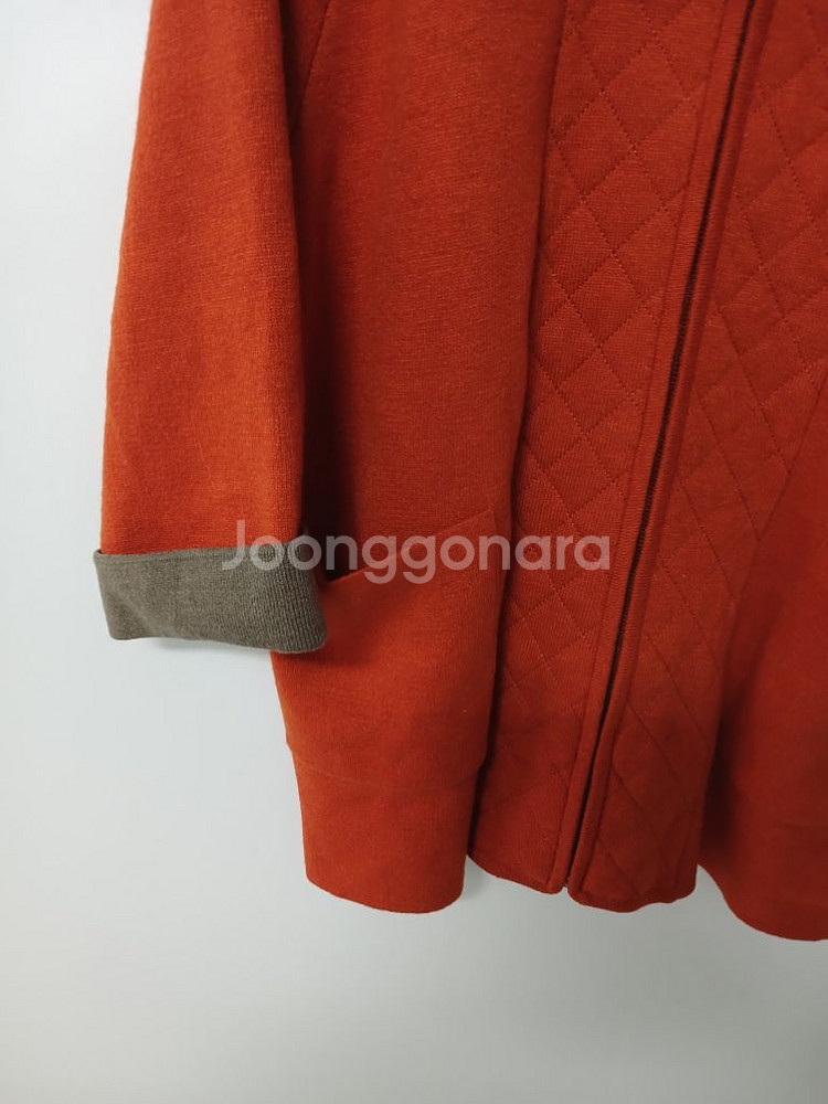 여성 PAT 울 후드 가디건 (오버핏90-100)--2