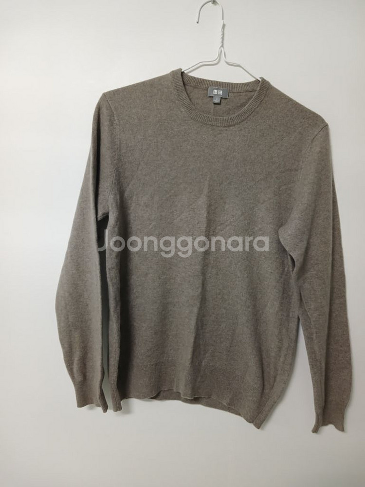 여성 유니클로 캐시미어100% 라운드넥니트 (95)--6