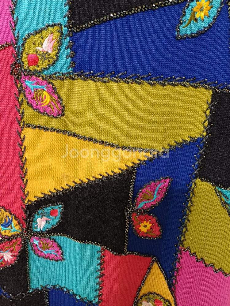 명품 여성 에스까다 울.실크 가디건 (95)--9