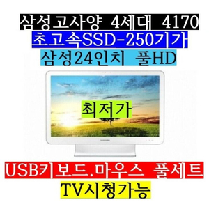 삼성/4170/24인치풀HD/SSD 250/램8G/일체