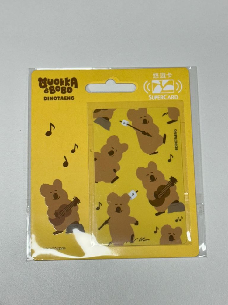 (택포)다이노탱 쿼카 한정판 대만 이지카드(교통카드) 이미지