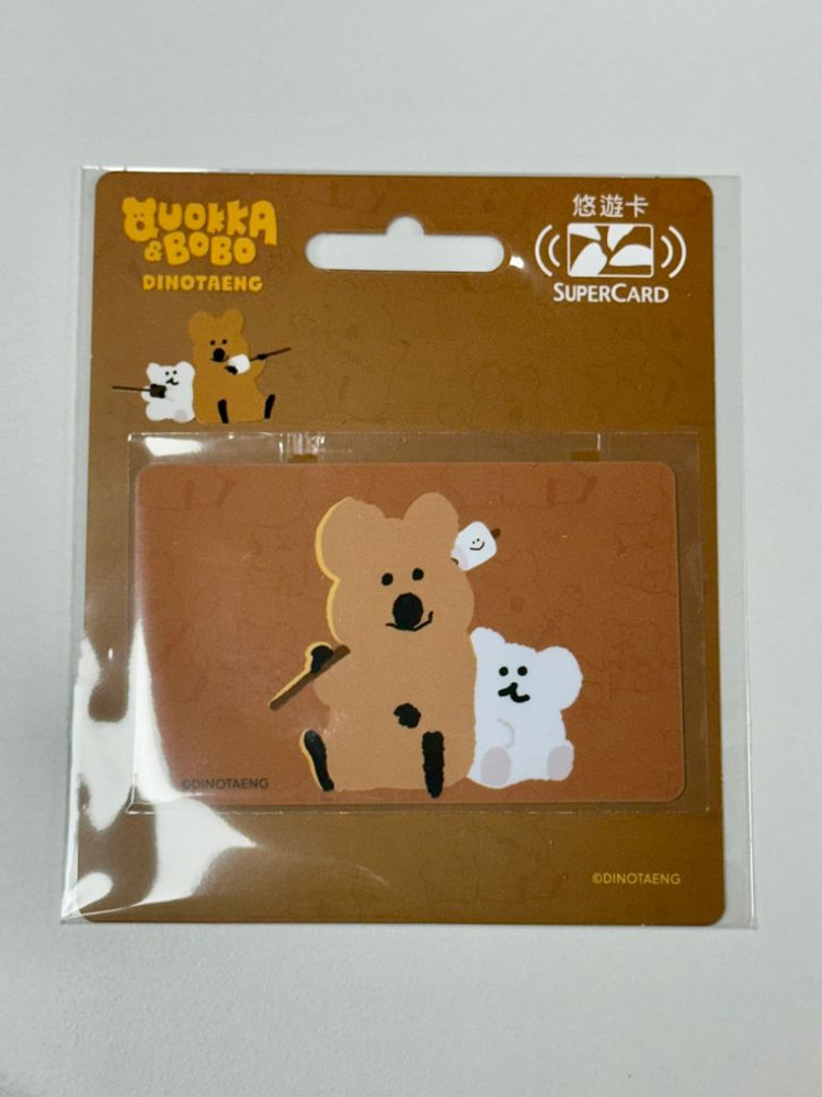 (택포)다이노탱 쿼카 한정판 대만 이지카드(교통카드) 이미지