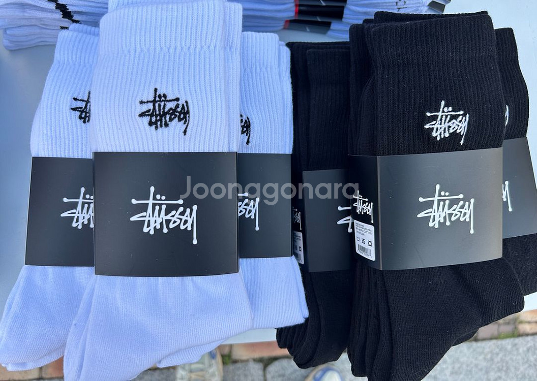 스투시 자수 장목양말--2