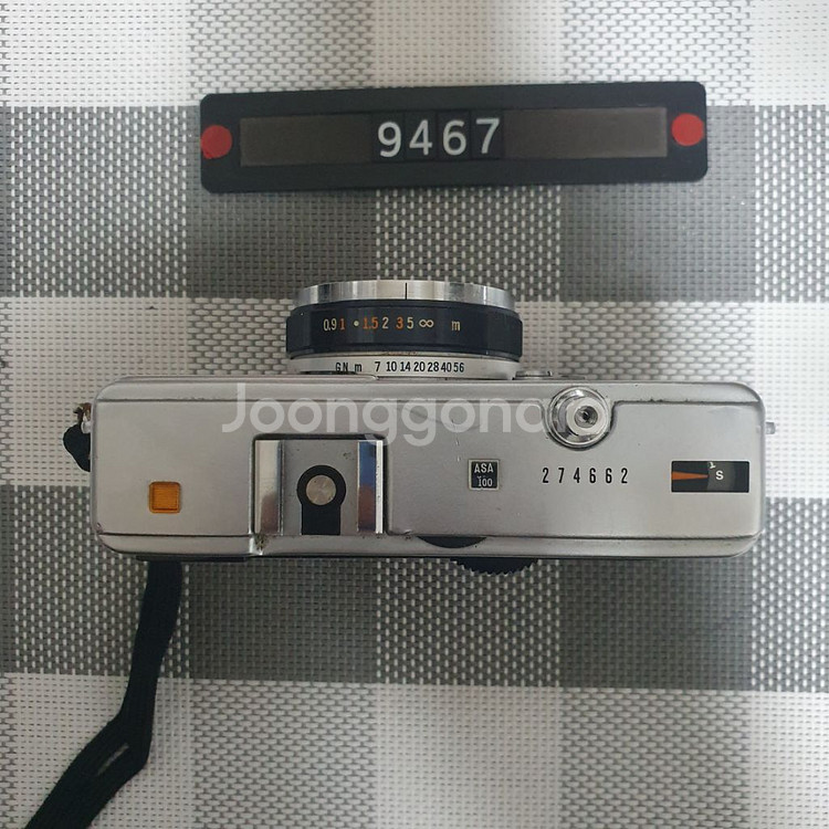 올림푸스 35 EC 필름카메라 실버바디--1