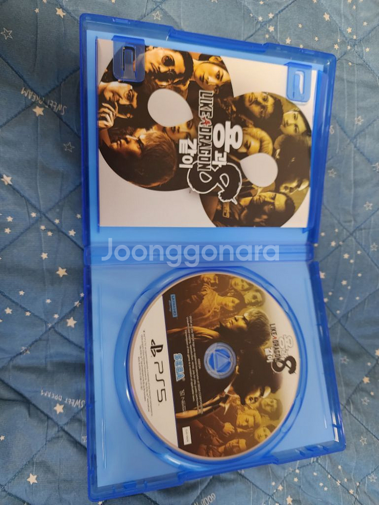 용과같이 8 ps5 중고 특전코드 있음--2
