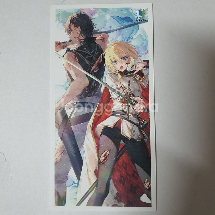 라노벨 초판 특전 북마크 옛 원칙의 마법기사 데스마치--1