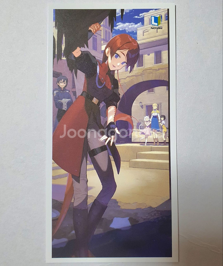 라노벨 초판 특전 북마크 옛 원칙의 마법기사 데스마치--4