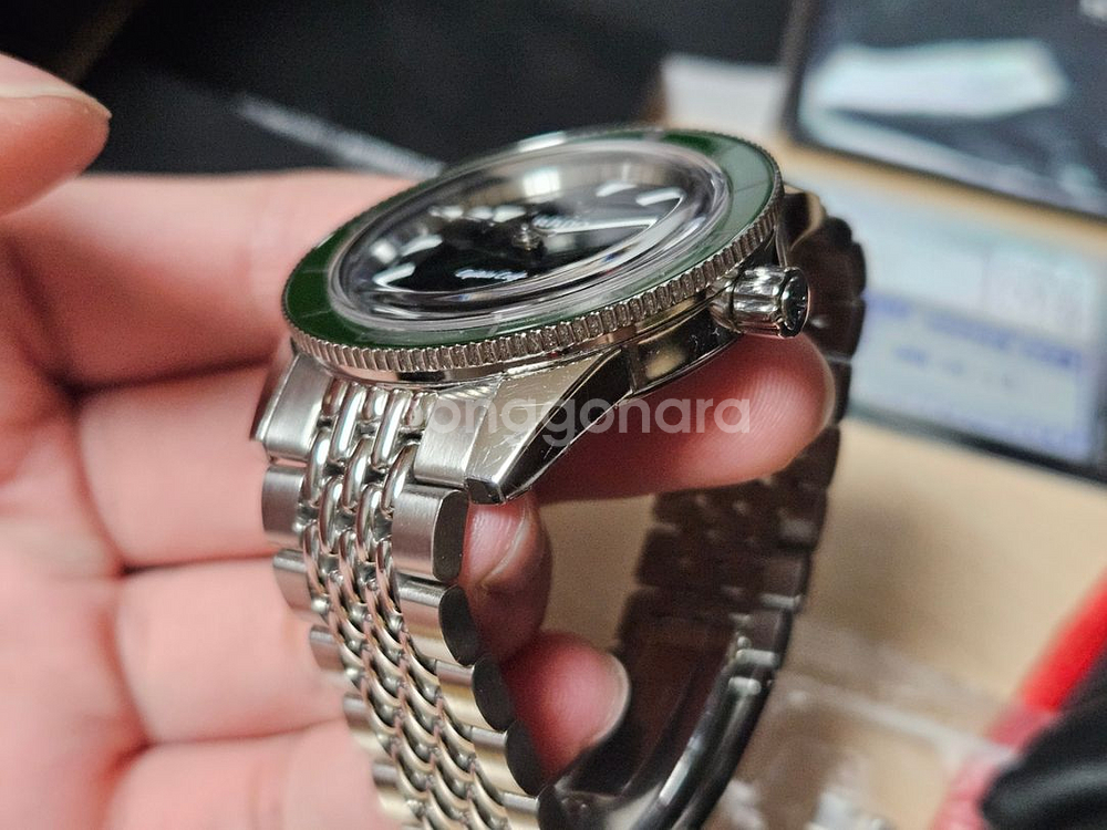 라도 캡틴쿡 42mm 구형 메탈 다이버 시계--4
