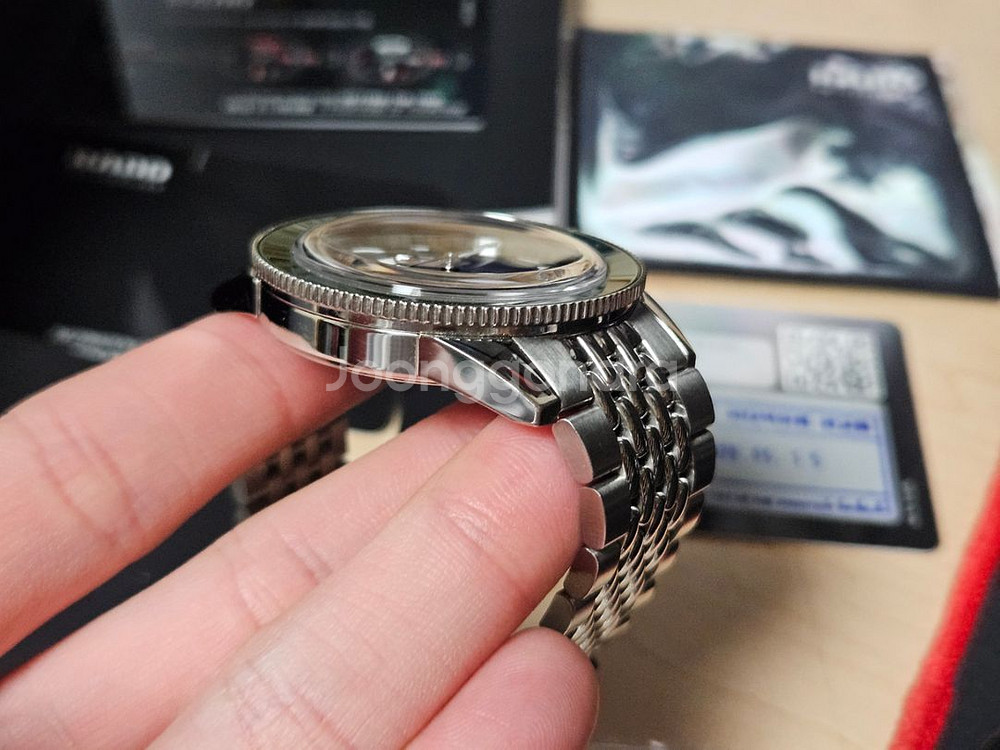 라도 캡틴쿡 42mm 구형 메탈 다이버 시계--3