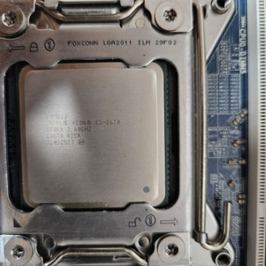e5 2670 cpu, 2011보드, ram 64gb