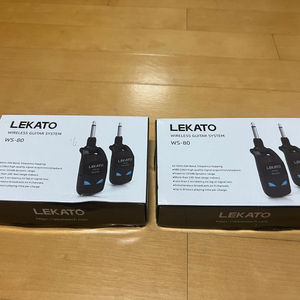 무선 기타 송수신기 Lekato WS-80 2대 팝니다