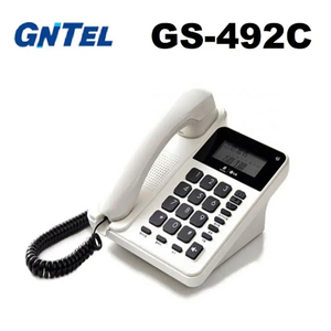 새제품) 지엔텔 GS-492C 유선 일반전화기 화이트