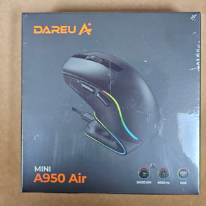 다얼유 A950 Air 마우스 블랙 - 미개봉 새상품