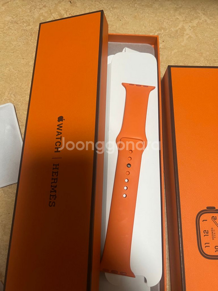 애플워치 7 에르메스 45MM 94% + 정품스트랩4종--3