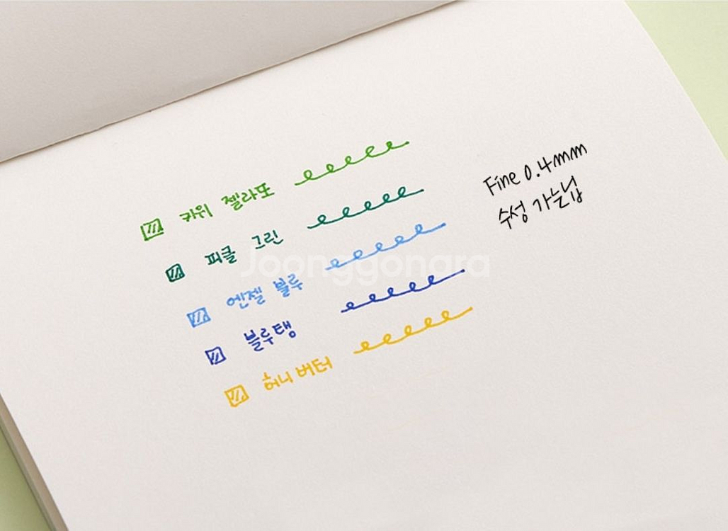 미개봉 ] 다꾸 라이브칼라 DIY 펜 떡메모지 파우치--3