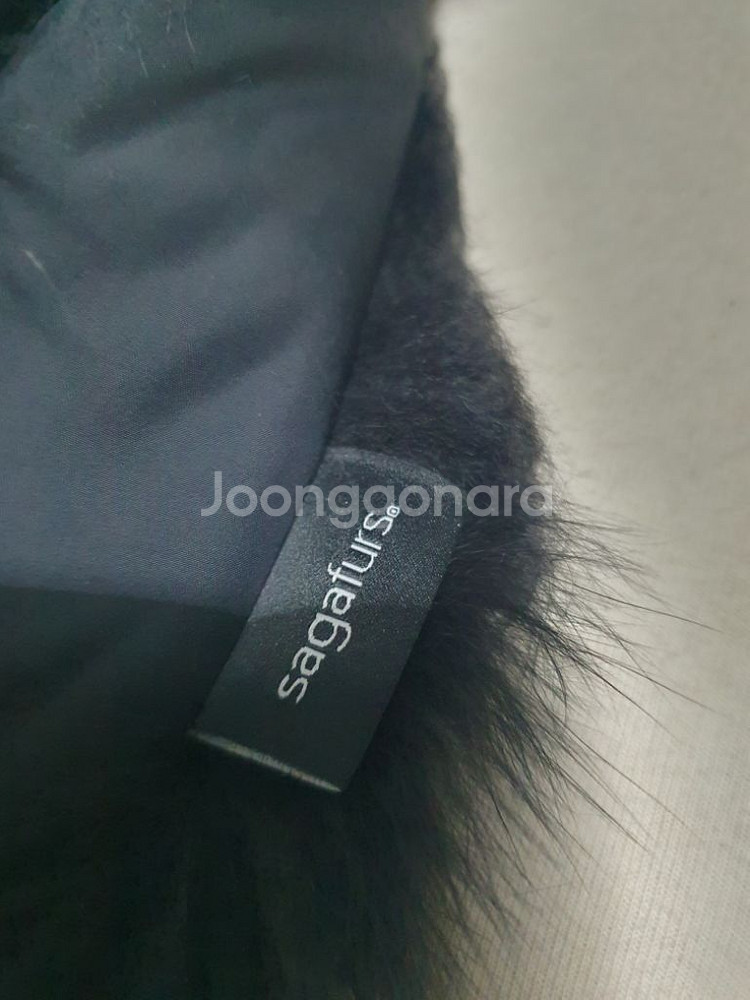 미사용)sagafurs 사가폭스 여우털 목도리.자석.모--8