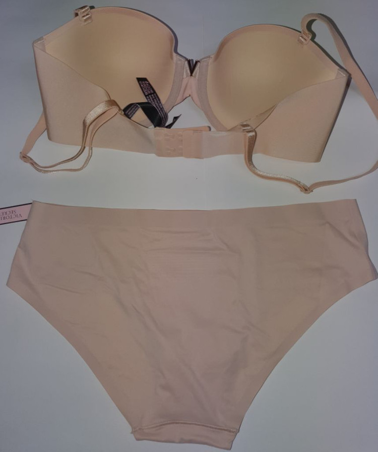 빅토리아 시크릿 브라 팬티 세트 34B/S--1