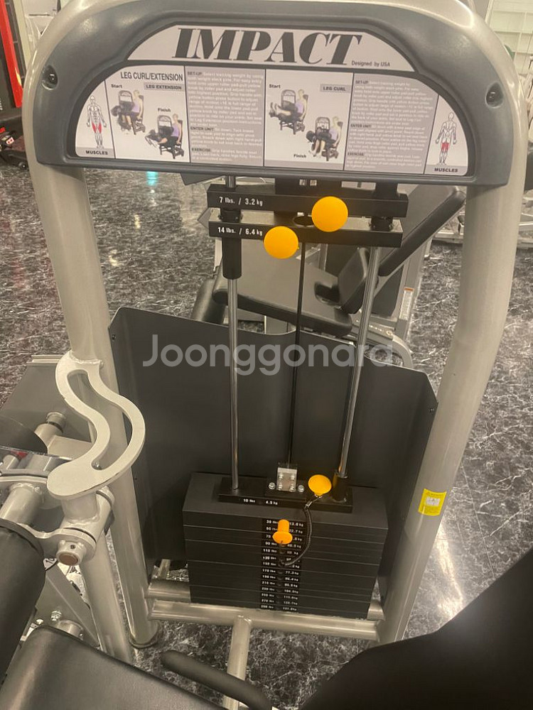 임팩트 레그익스텐션/레그컬 듀얼--5