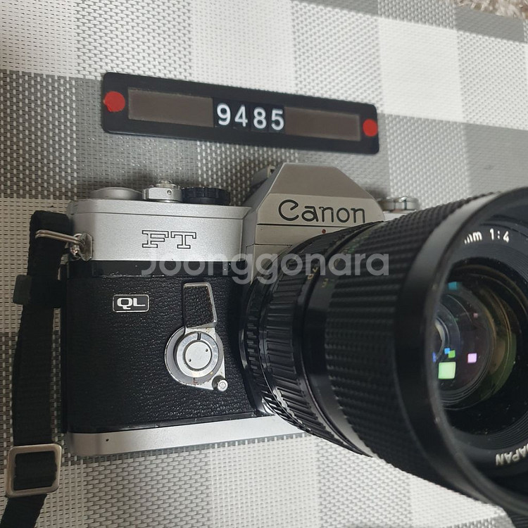캐논 FT 필름카메라 35-70mm 렌즈 장착--1