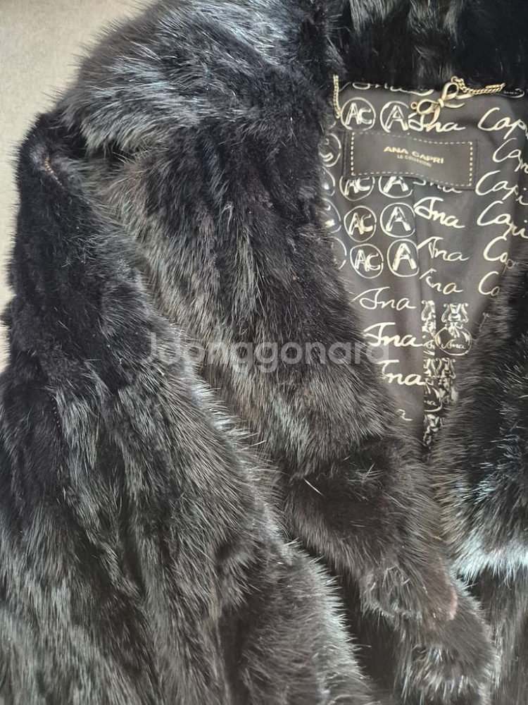 아나카프리 밍크 블랙 자켓--4