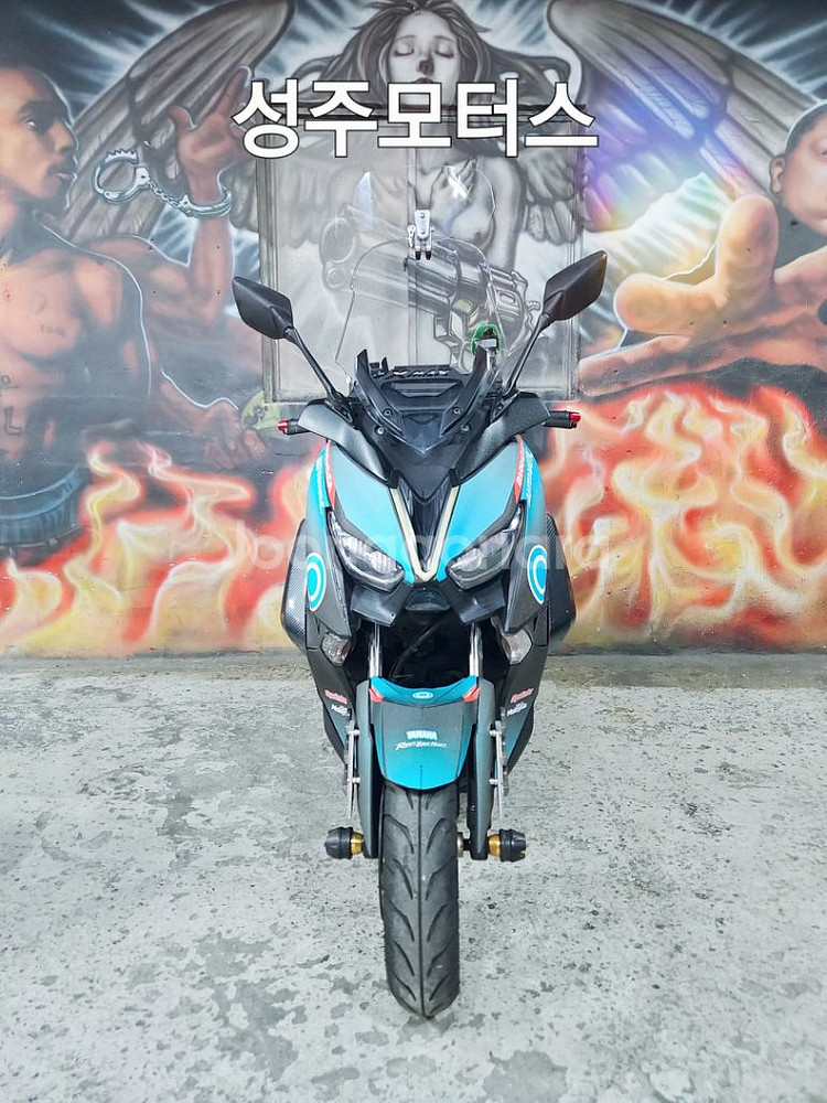 XMAX300CC/19년식/데칼튜닝/부산중고오토바이/중--1