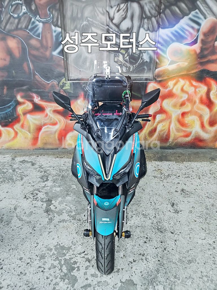 XMAX300CC/19년식/데칼튜닝/부산중고오토바이/중--2