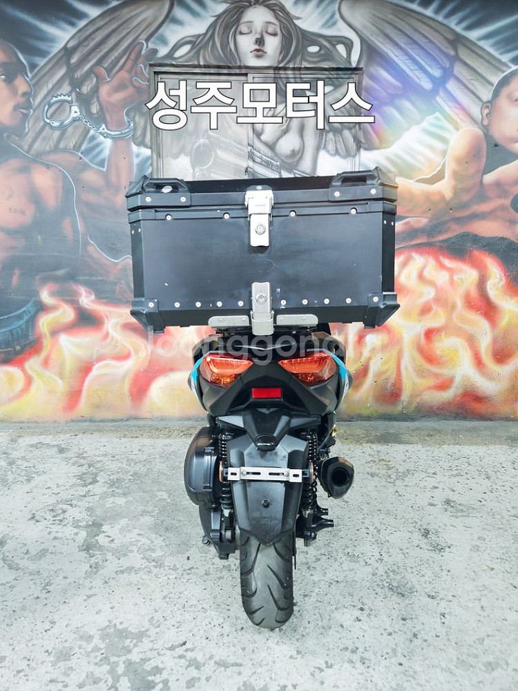 XMAX300CC/19년식/데칼튜닝/부산중고오토바이/중--4