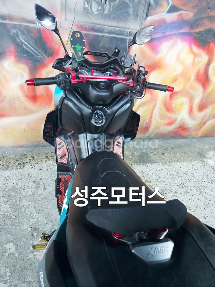 XMAX300CC/19년식/데칼튜닝/부산중고오토바이/중--5